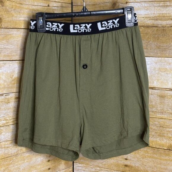 LAZY ONE SASCROTCH COTTON BIGFOOT BOXER SHORTS SIZE MEDIUM - Picture 2 of 2